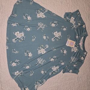 Erika Floral Short Sleeve Top